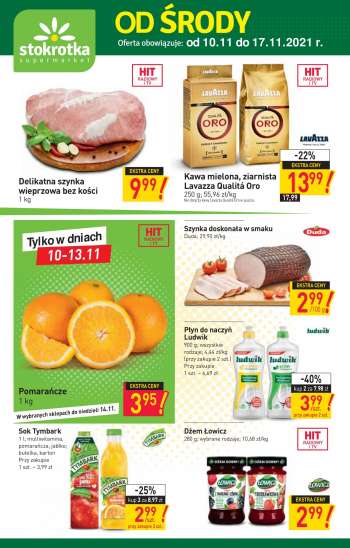 Gazetka Stokrotka Supermarket - 10.11.2021 - 17.11.2021.