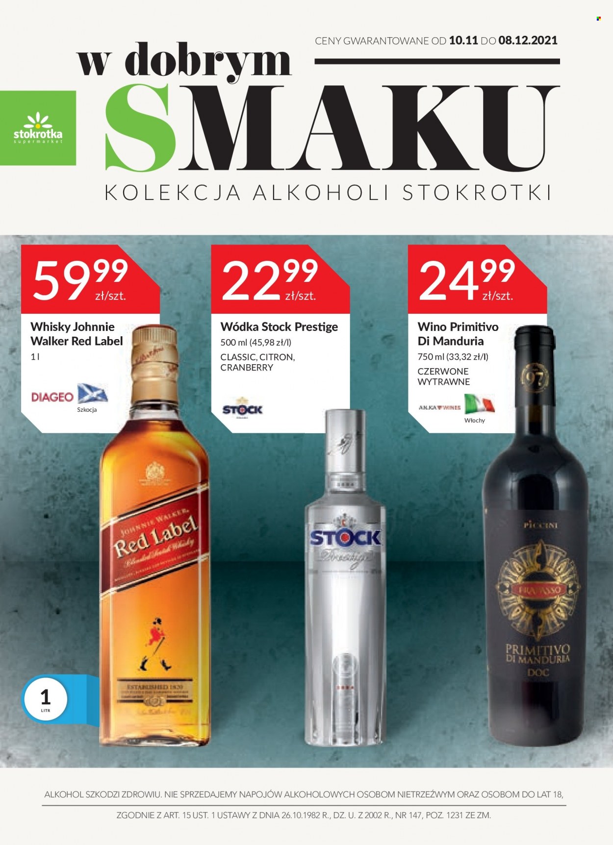 Gazetka Stokrotka Supermarket - 10.11.2021 - 8.12.2021. Strona 1