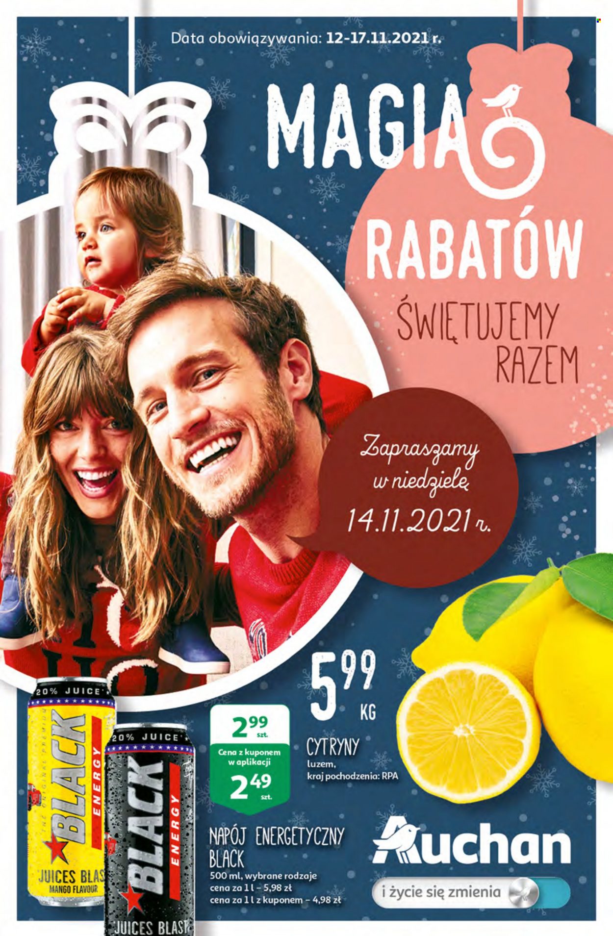 Gazetka Auchan - 12.11.2021 - 17.11.2021. Strona 1