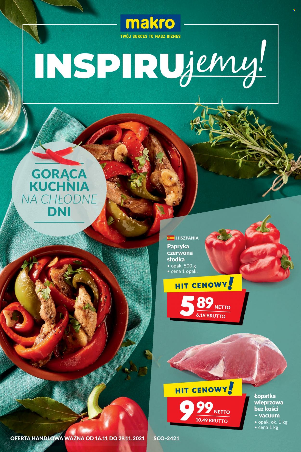 Gazetka Makro - 16.11.2021 - 29.11.2021. Strona 1