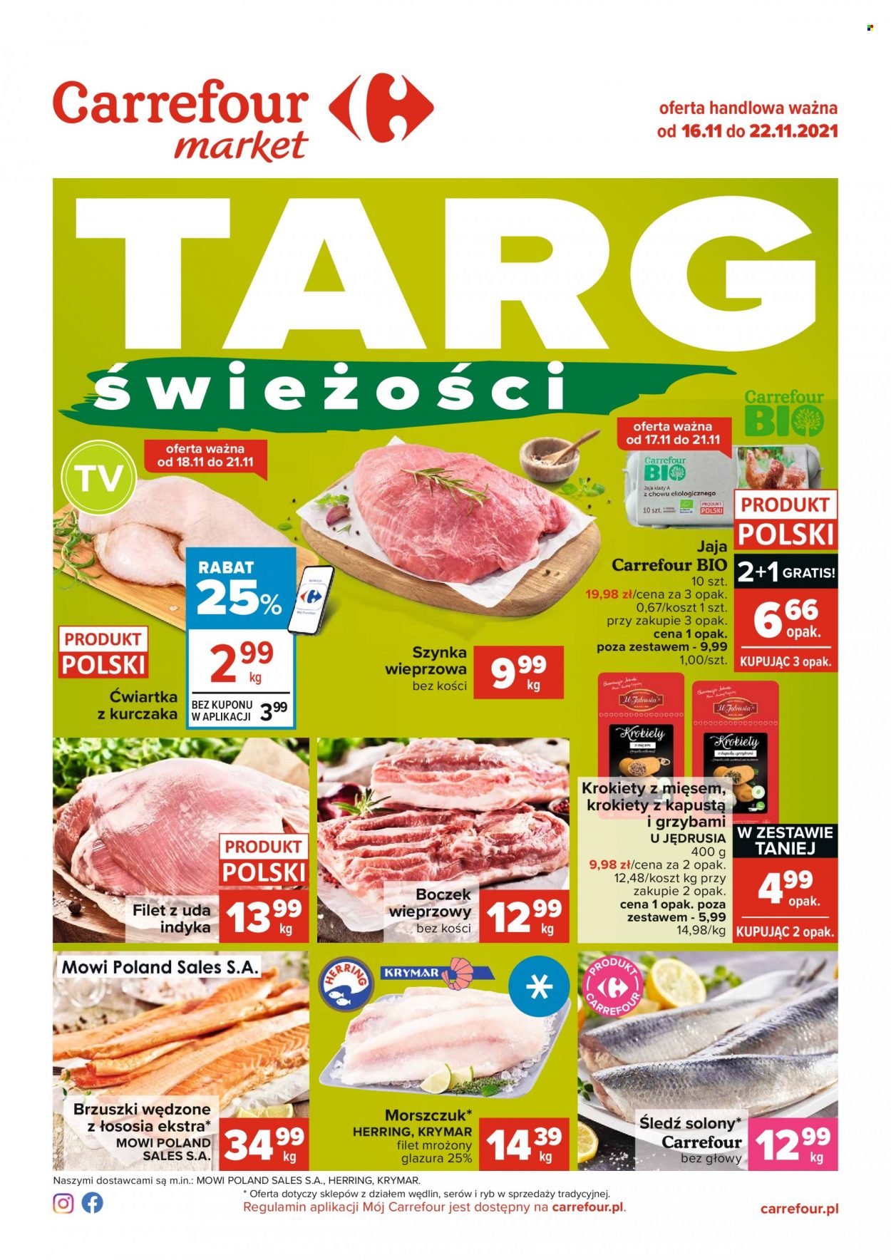 Gazetka Carrefour Market - 16.11.2021 - 22.11.2021. Strona 1
