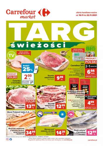 Gazetka Carrefour Market - 16.11.2021 - 22.11.2021.