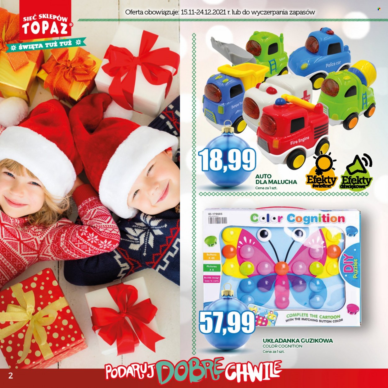 Gazetka Topaz - 15.11.2021 - 24.12.2021. Strona 2
