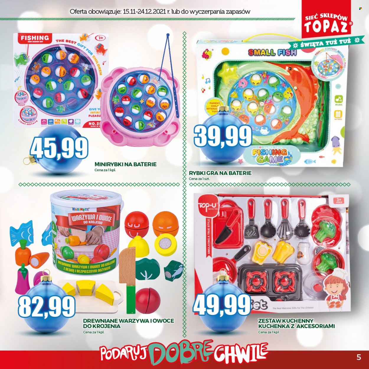Gazetka Topaz - 15.11.2021 - 24.12.2021. Strona 5