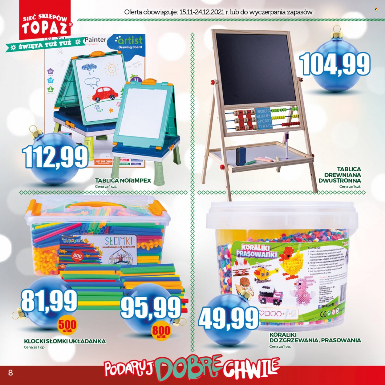 Gazetka Topaz - 15.11.2021 - 24.12.2021. Strona 8