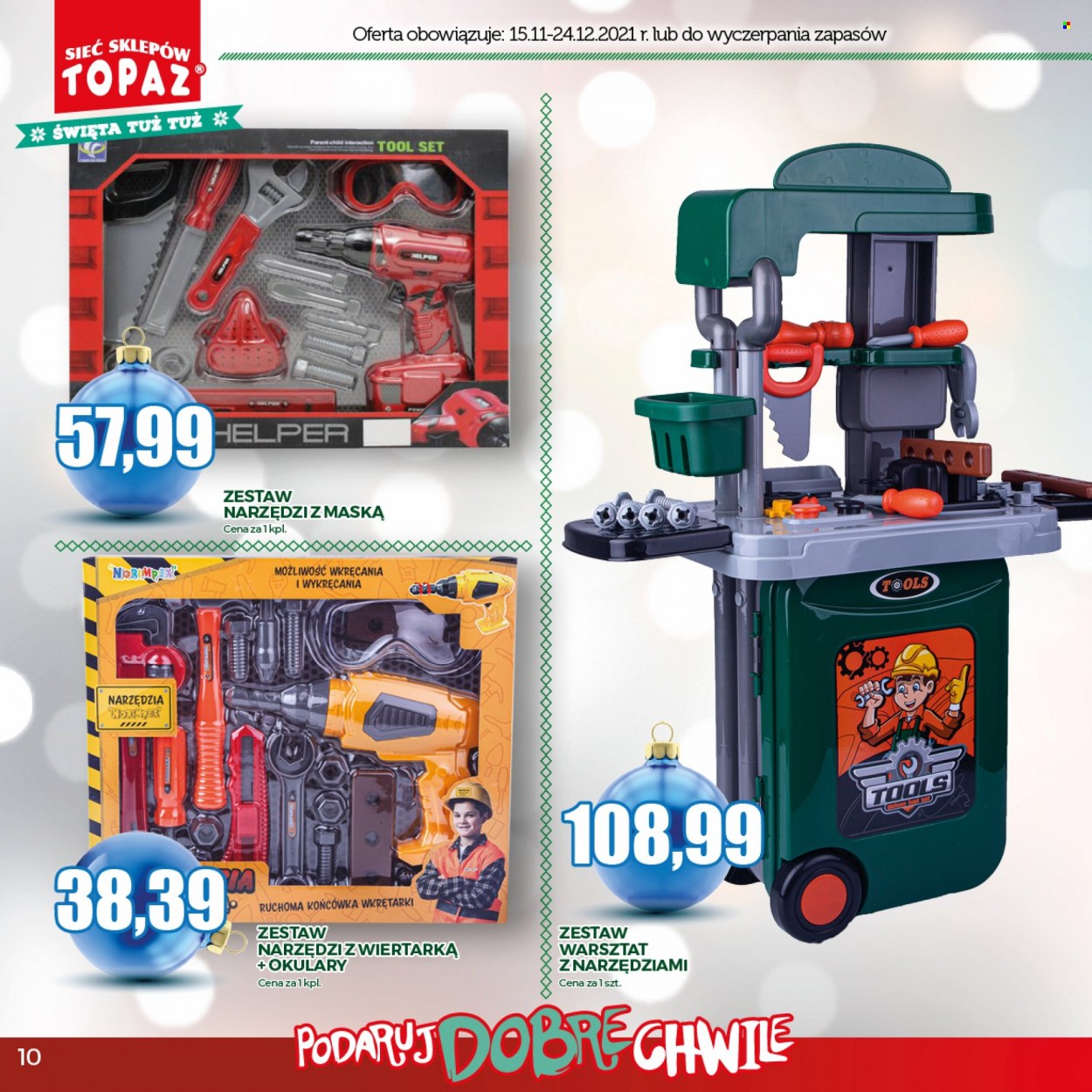 Gazetka Topaz - 15.11.2021 - 24.12.2021. Strona 10
