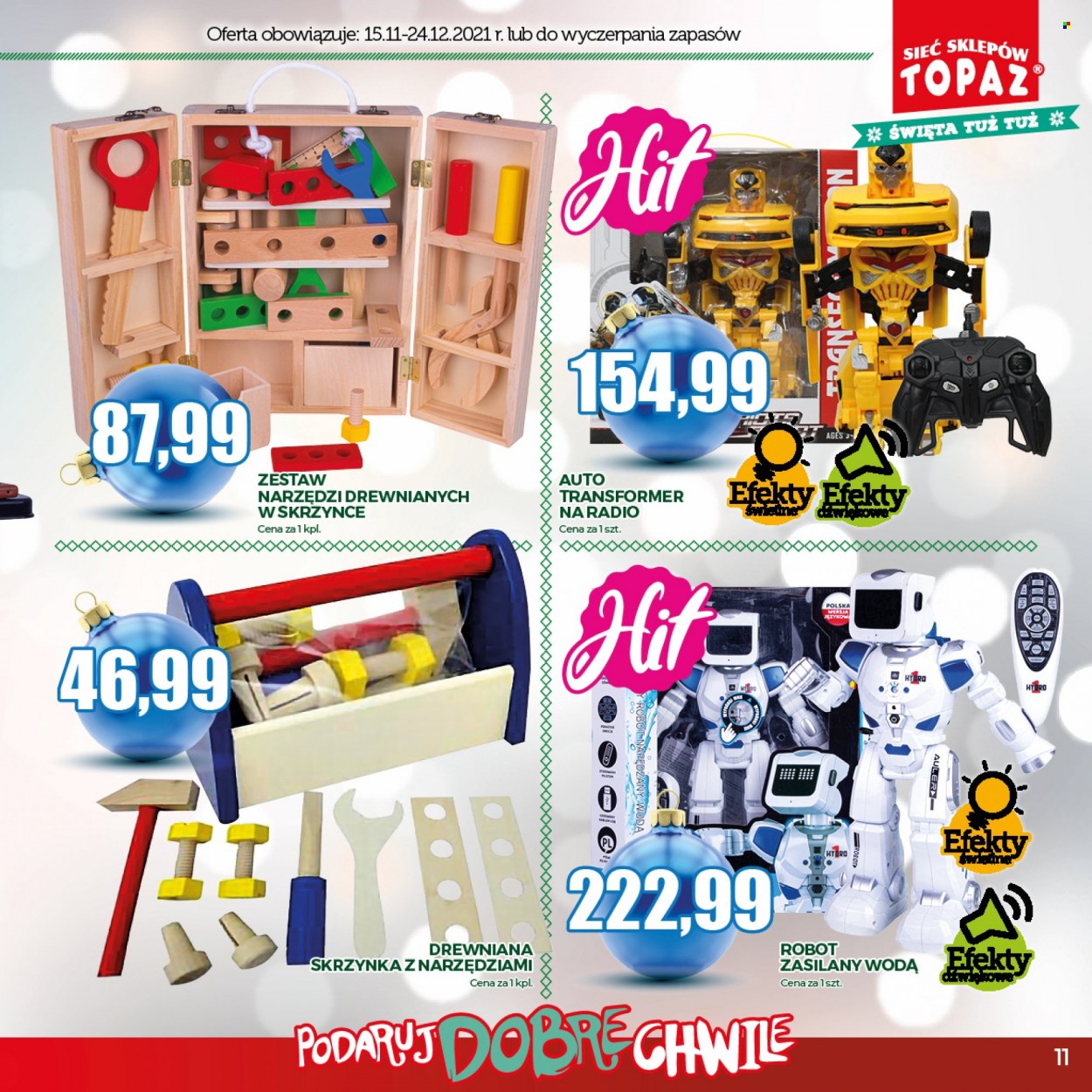 Gazetka Topaz - 15.11.2021 - 24.12.2021. Strona 11