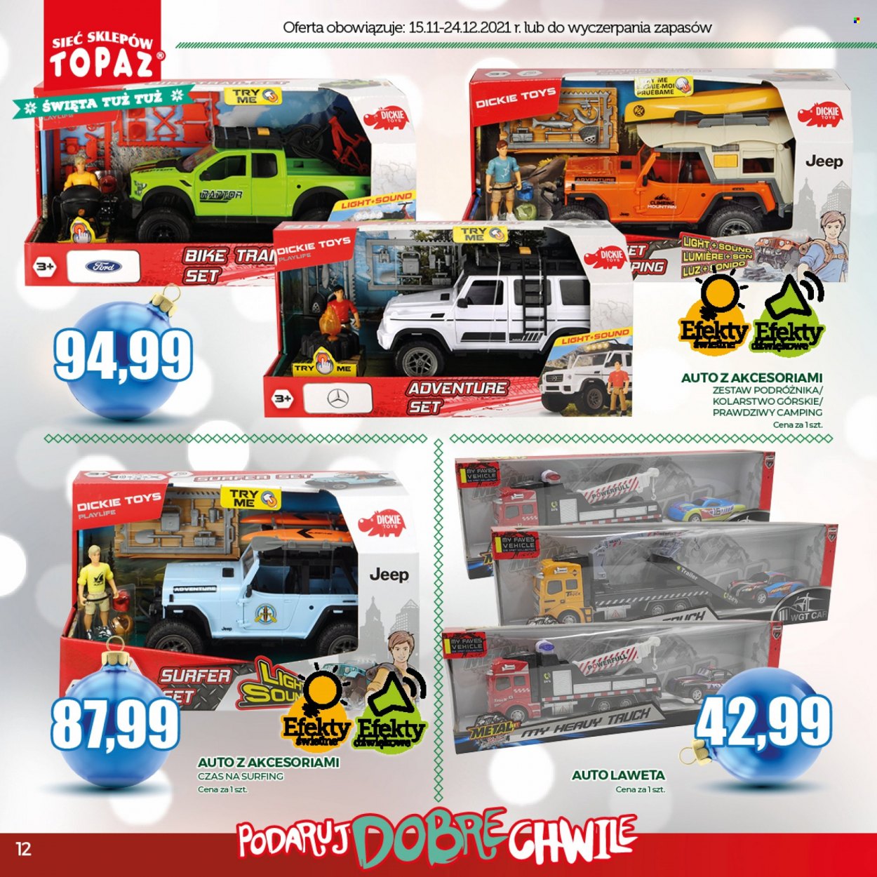 Gazetka Topaz - 15.11.2021 - 24.12.2021. Strona 12