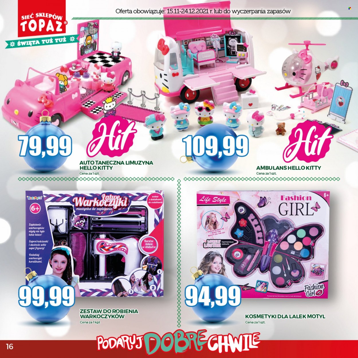 Gazetka Topaz - 15.11.2021 - 24.12.2021. Strona 16