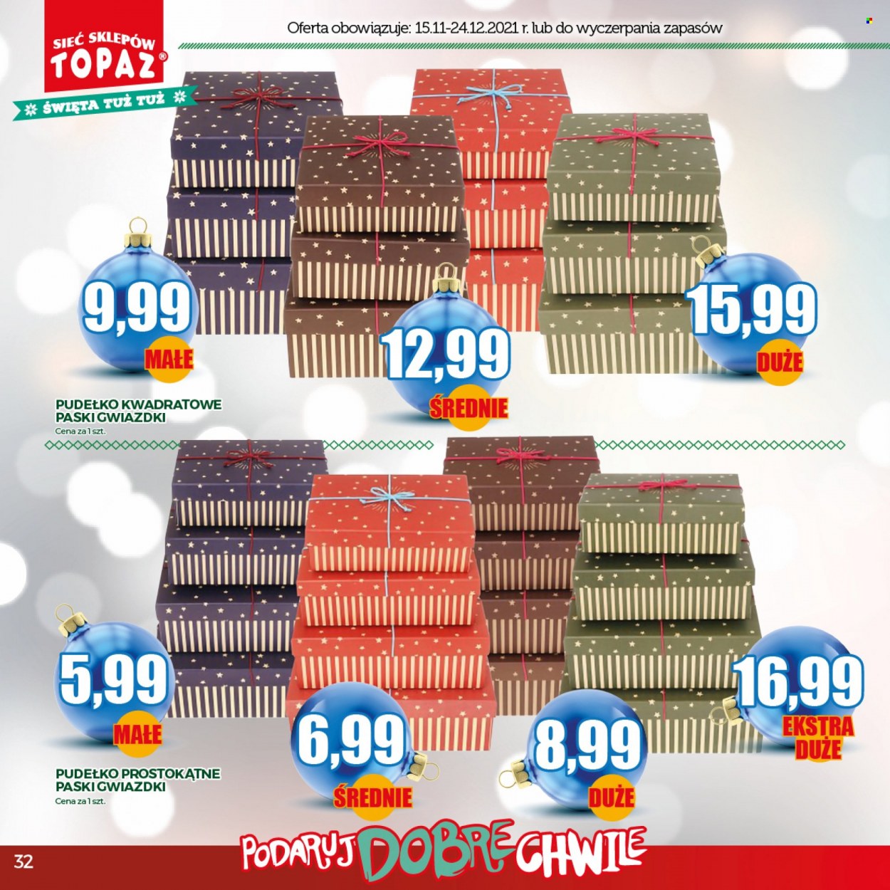 Gazetka Topaz - 15.11.2021 - 24.12.2021. Strona 32
