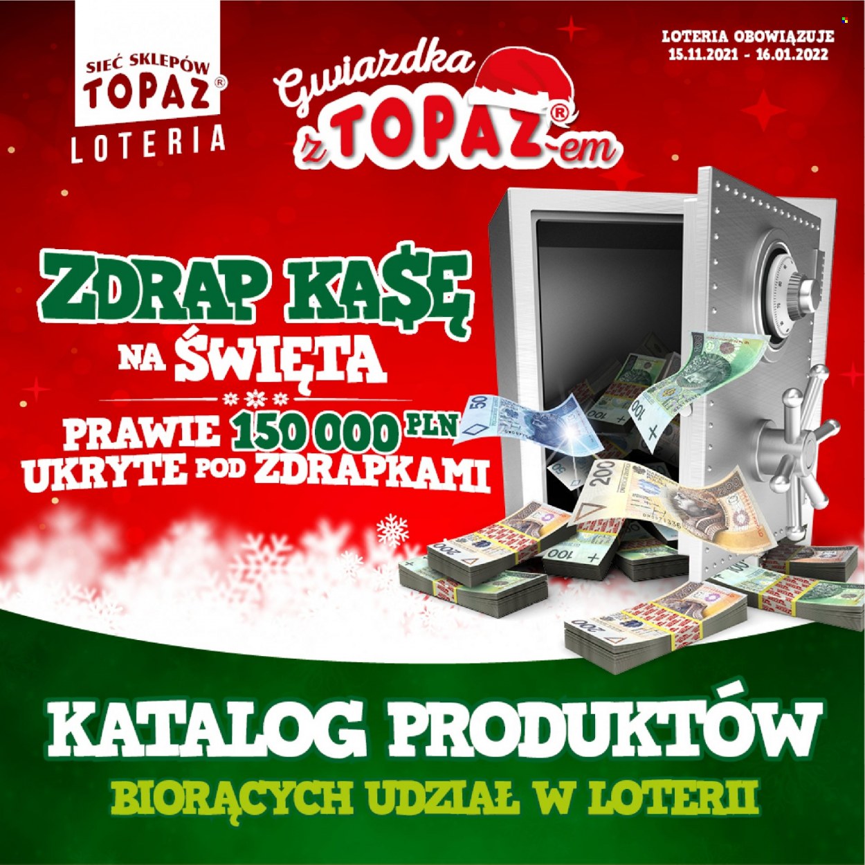 Gazetka Topaz - 15.11.2021 - 16.01.2022. Strona 1