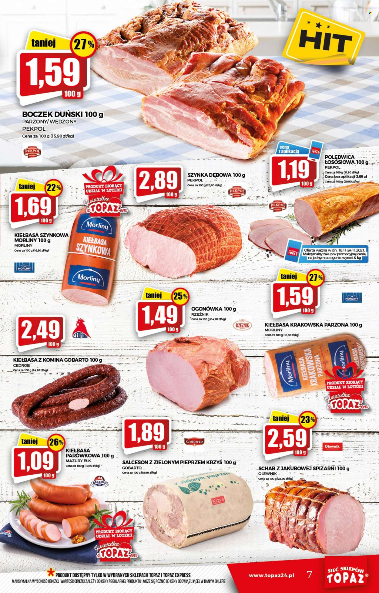 Gazetka Topaz - 18.11.2021 - 24.11.2021. Strona 7