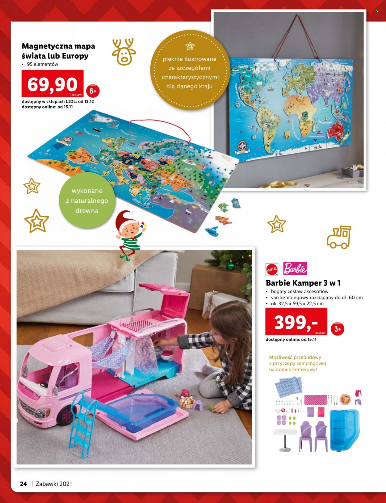 Gazetka Lidl - Produkty w akcji - Barbie, Mattel. Strona 24.