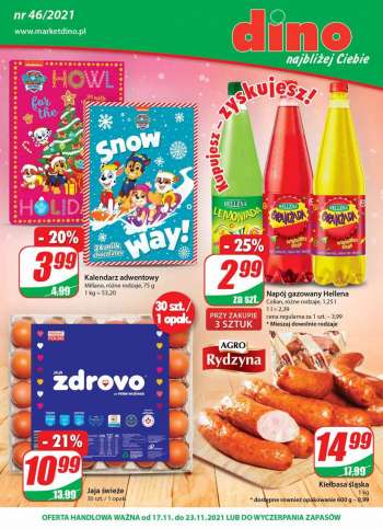Gazetka Dino - 17.11.2021 - 23.11.2021.