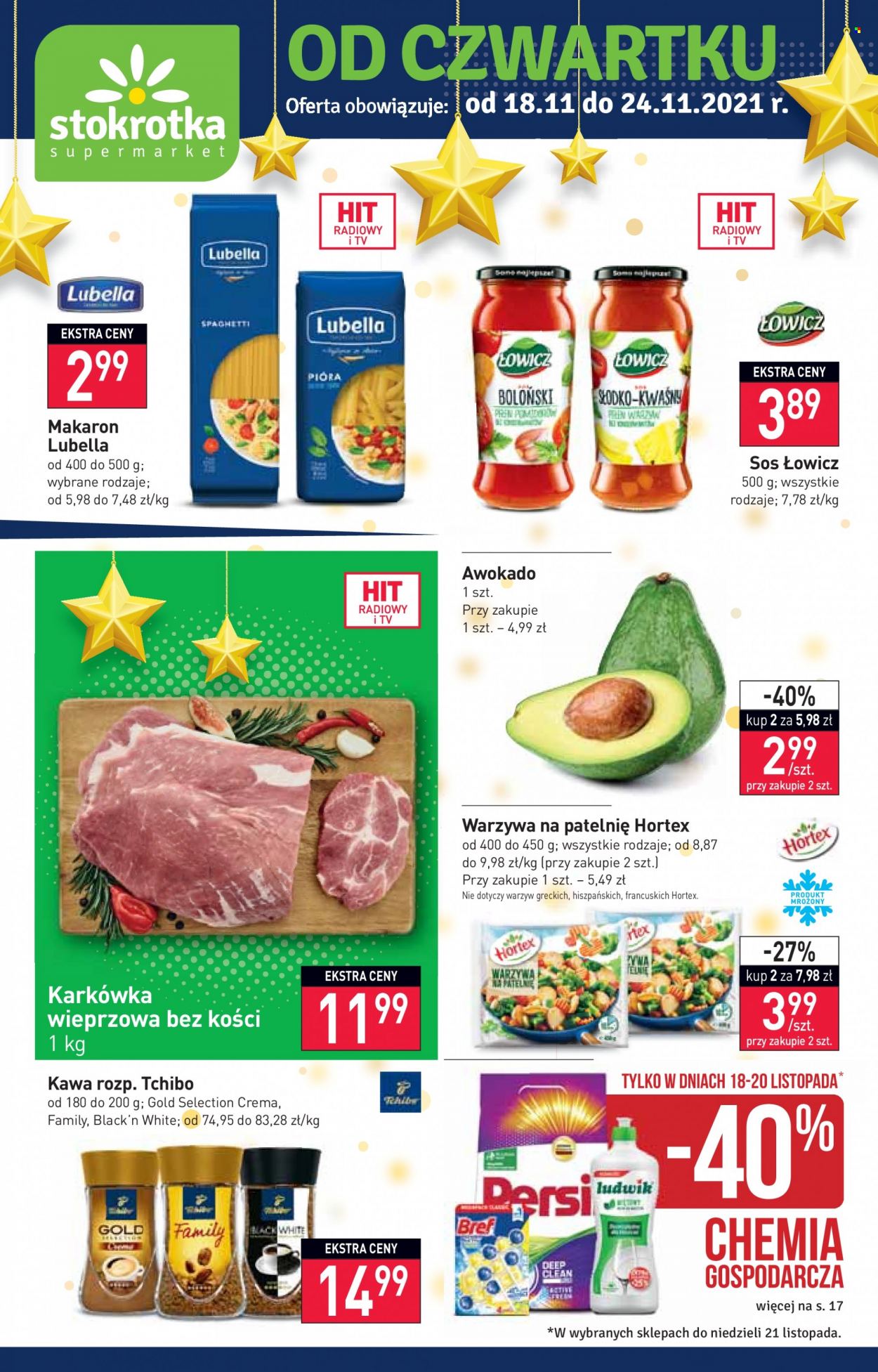 Gazetka Stokrotka Supermarket - 18.11.2021 - 24.11.2021. Strona 1