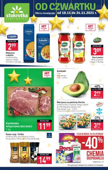 Gazetka Stokrotka Supermarket - 18.11.2021 - 24.11.2021.