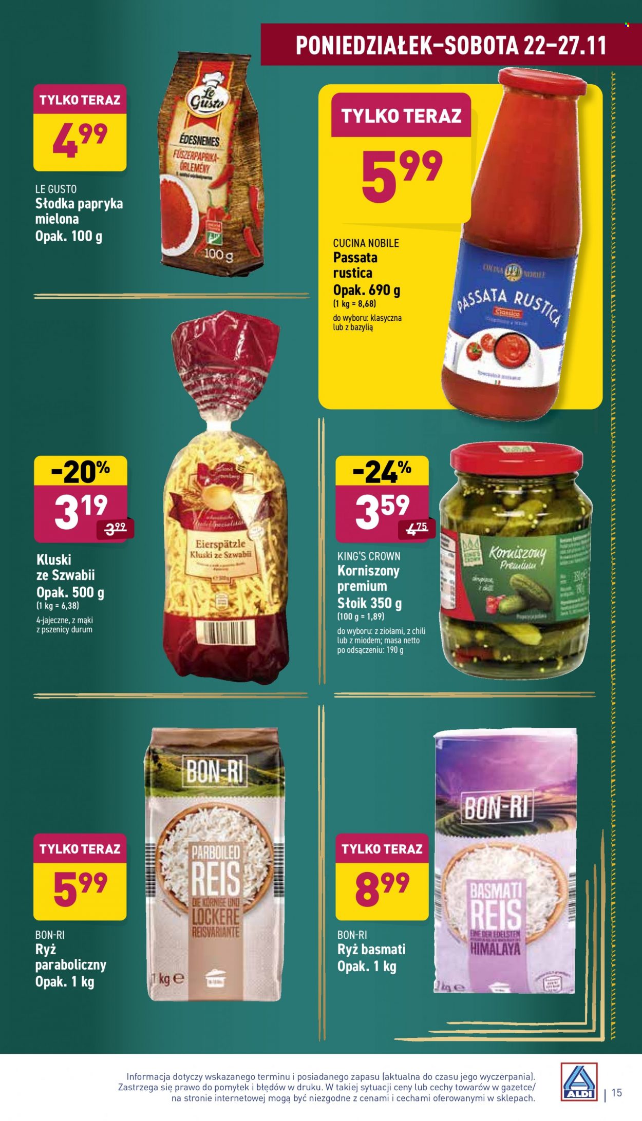 Gazetka ALDI - 22.11.2021 - 27.11.2021. Strona 15