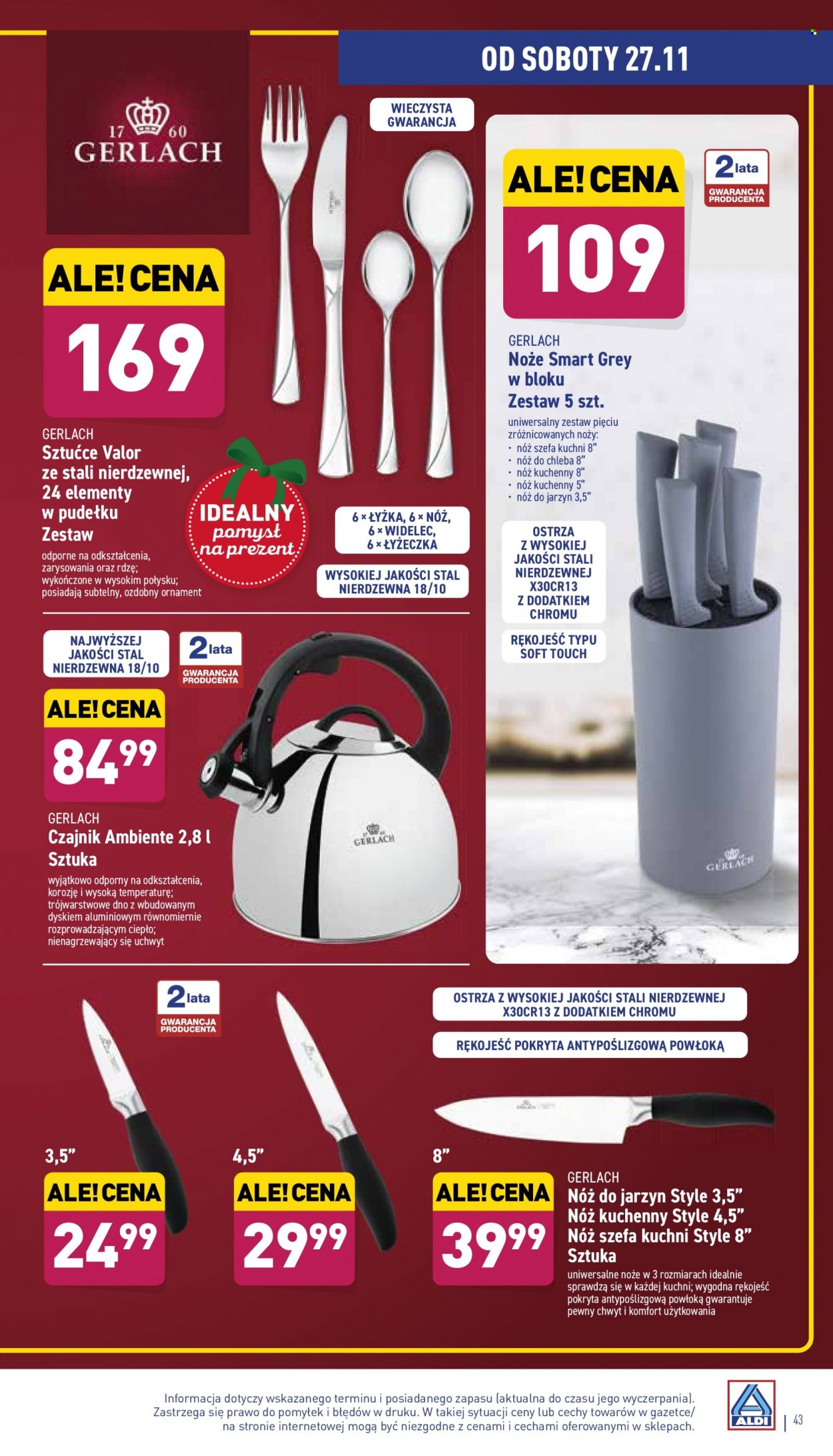 Gazetka ALDI - 22.11.2021 - 27.11.2021. Strona 43
