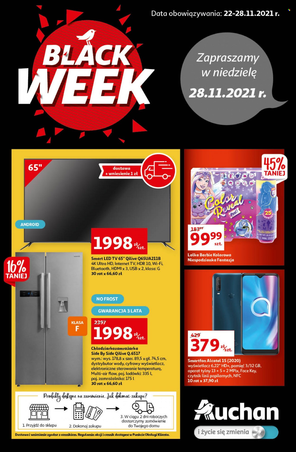 Gazetka Auchan - 22.11.2021 - 28.11.2021. Strona 1