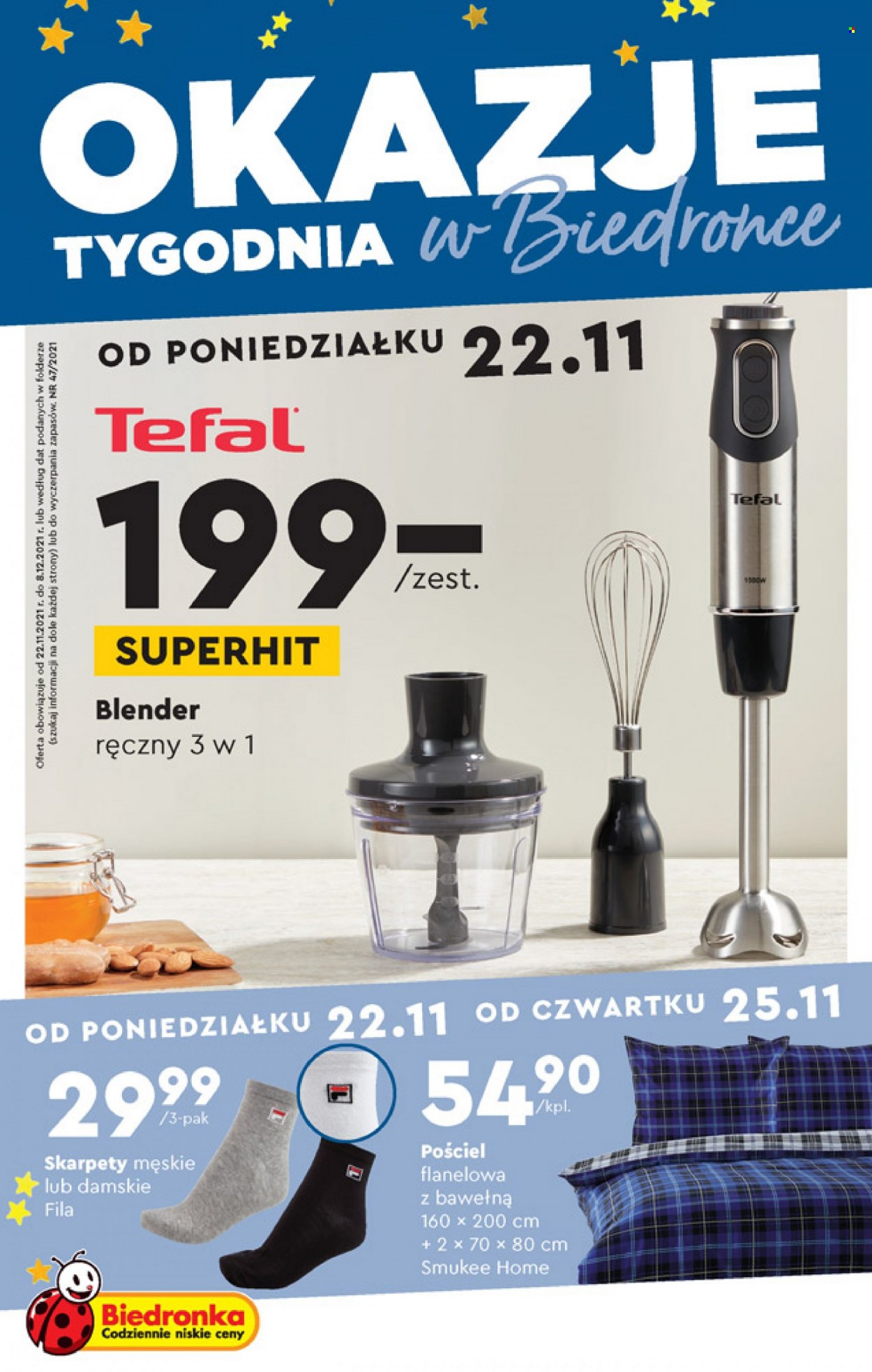 Gazetka Biedronka - 22.11.2021 - 8.12.2021. Strona 1