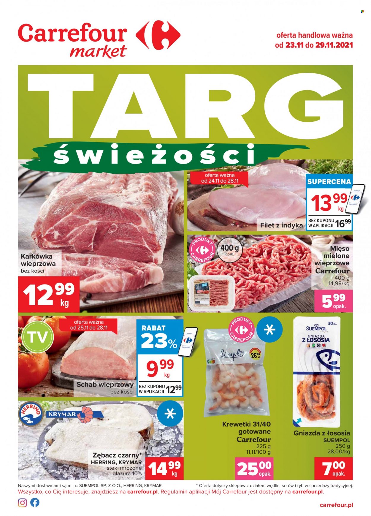 Gazetka Carrefour Market - 23.11.2021 - 29.11.2021. Strona 1
