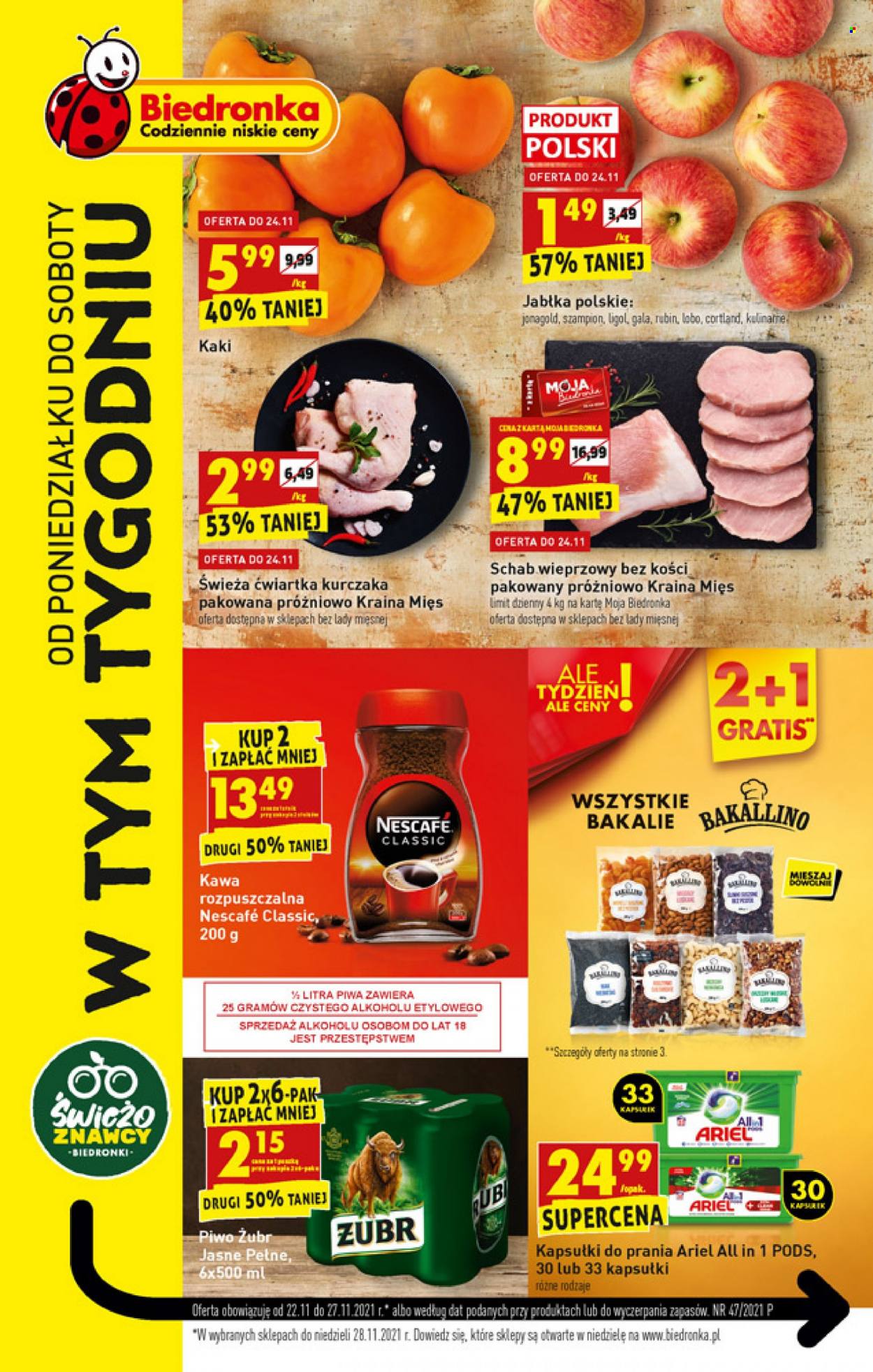 Gazetka Biedronka - 22.11.2021 - 28.11.2021. Strona 1