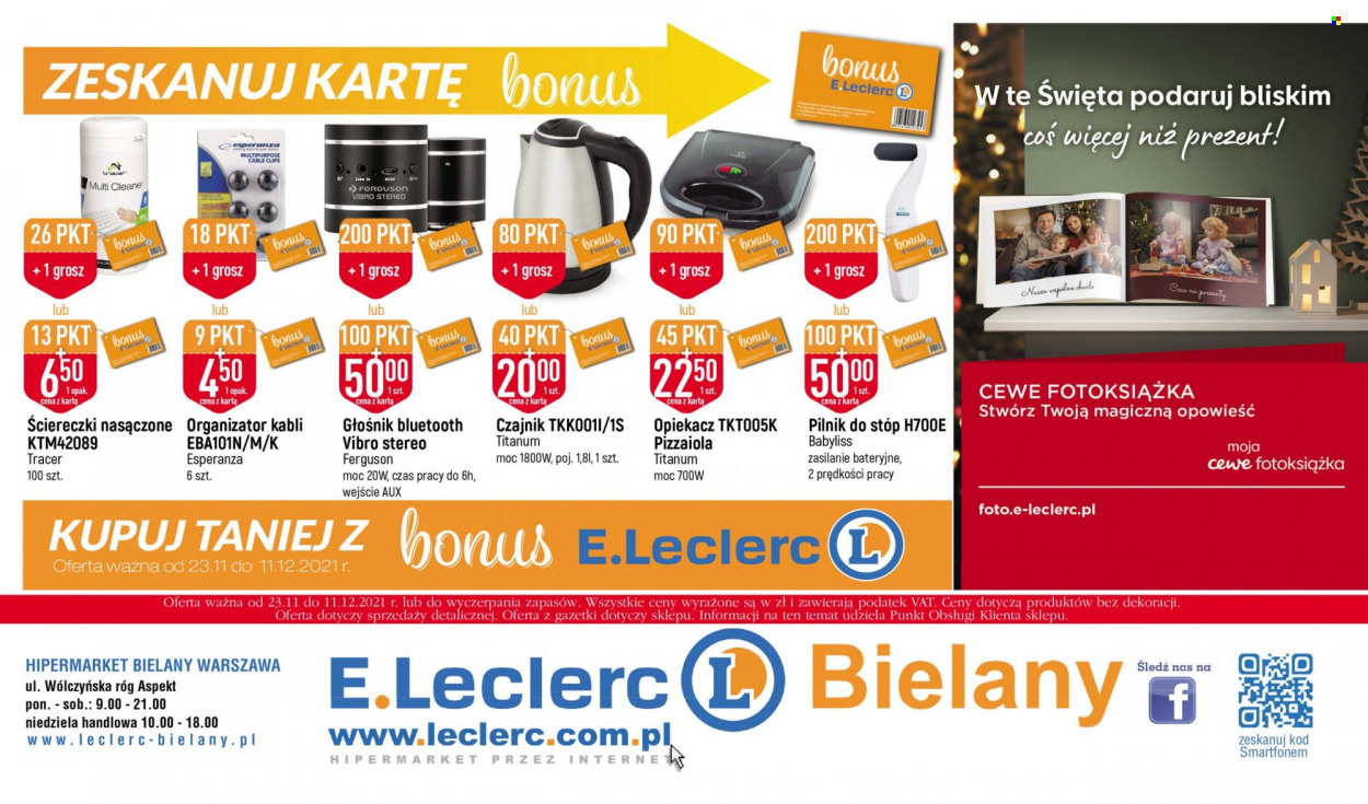 Gazetka E.Leclerc - 23.11.2021 - 11.12.2021. Strona 22