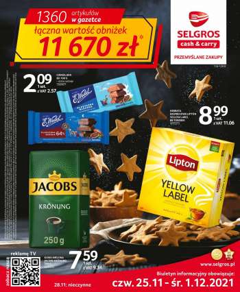 Gazetka Selgros - 25.11.2021 - 1.12.2021.