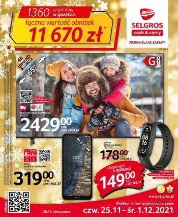 Gazetka Selgros - 25.11.2021 - 1.12.2021.