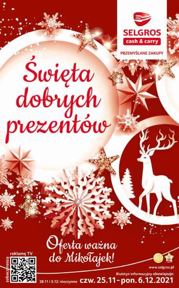 Gazetka Selgros - 25.11.2021 - 6.12.2021.