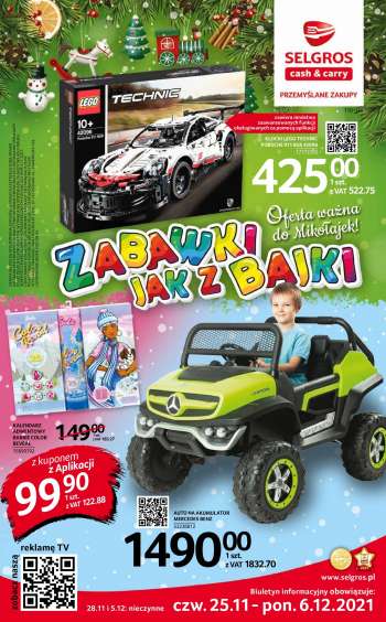 Gazetka Selgros - 25.11.2021 - 6.12.2021.