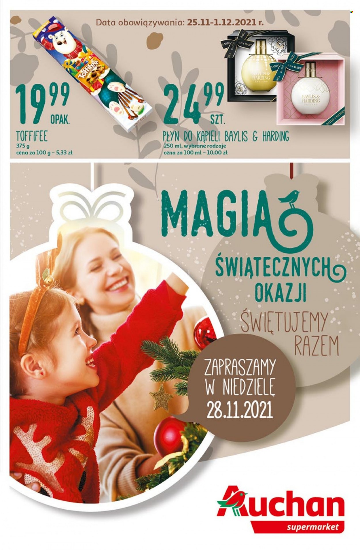 Gazetka Auchan - 25.11.2021 - 1.12.2021. Strona 1