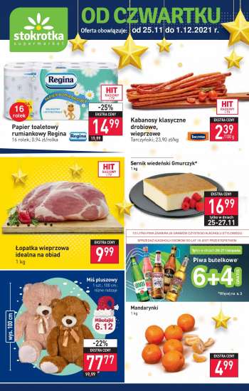 Gazetka Stokrotka Supermarket - 25.11.2021 - 1.12.2021.