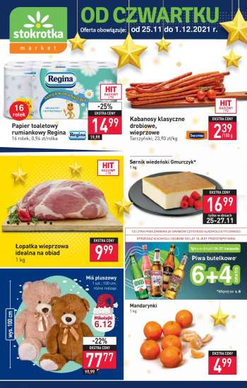 Gazetka Stokrotka Market - 25.11.2021 - 1.12.2021.