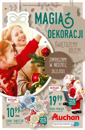 Gazetka Auchan - 25.11.2021 - 1.12.2021.