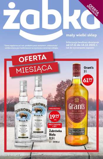 Gazetka Żabka - 17.11.2021 - 14.12.2021.