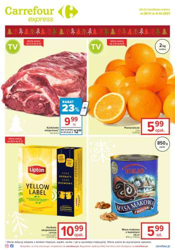 Gazetka Carrefour Express - 30.11.2021 - 6.12.2021.