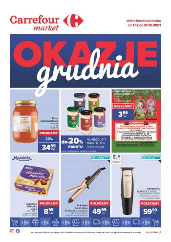 Gazetka Carrefour Market - 1.12.2021 - 31.12.2021.