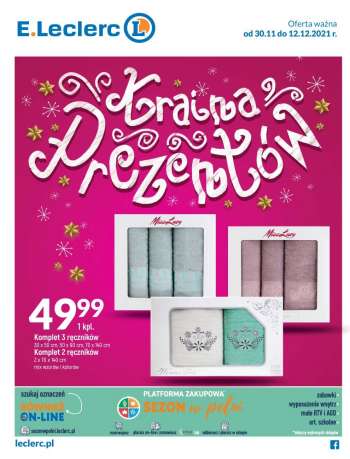 Gazetka E.Leclerc - 30.11.2021 - 12.12.2021.