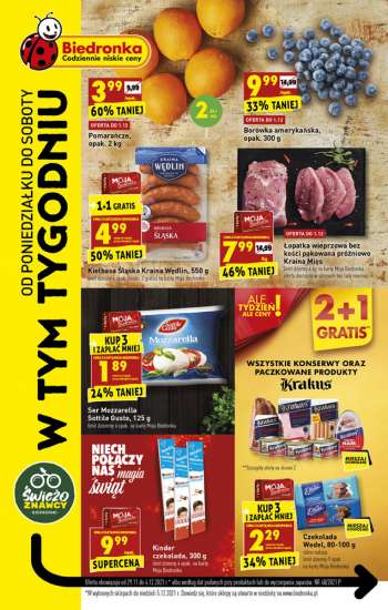 Gazetka Biedronka - 29.11.2021 - 5.12.2021.