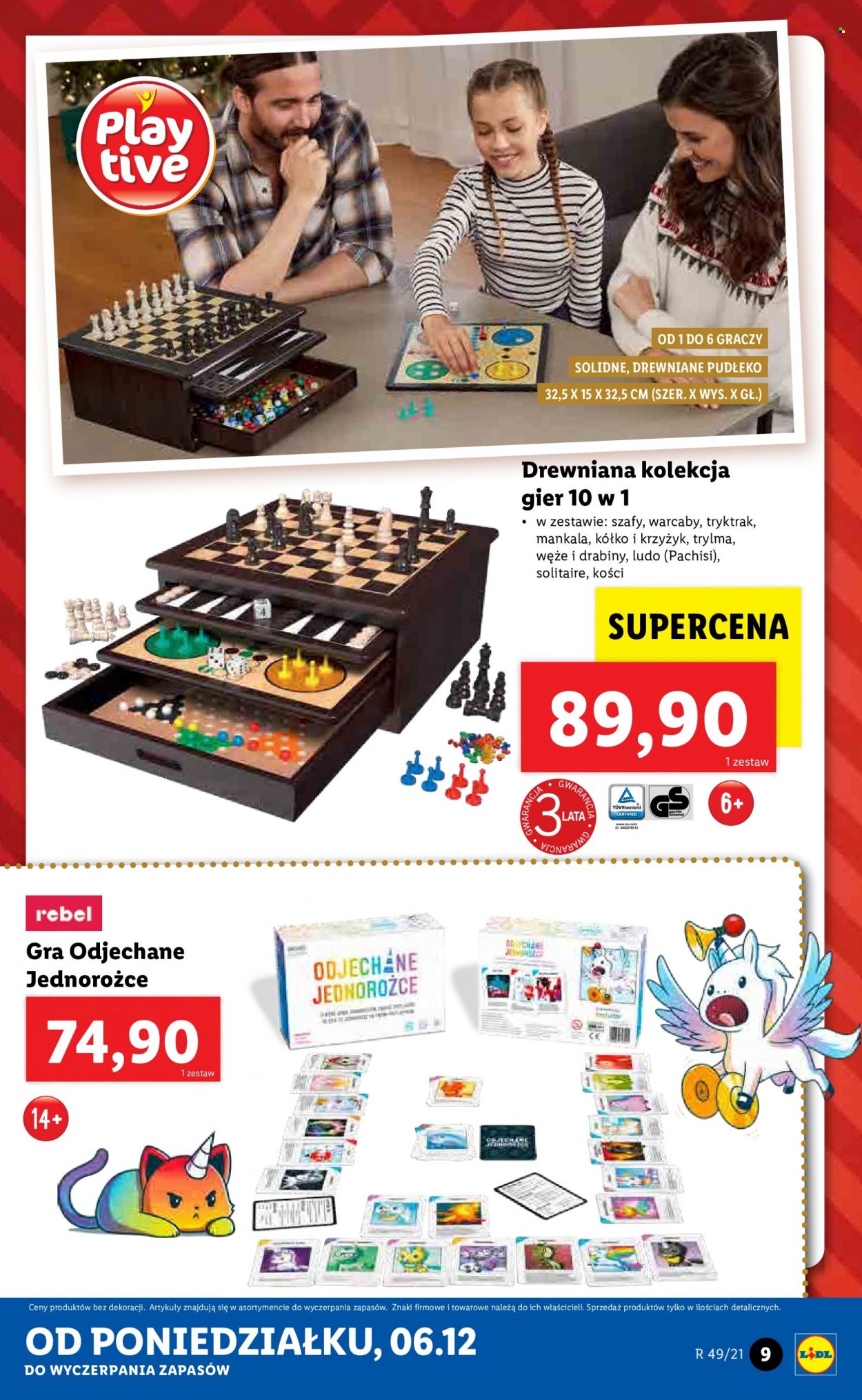 Gazetka Lidl - 6.12.2021 - 12.12.2021 - Produkty w akcji - gra, zabawki drewniane. Strona 9.