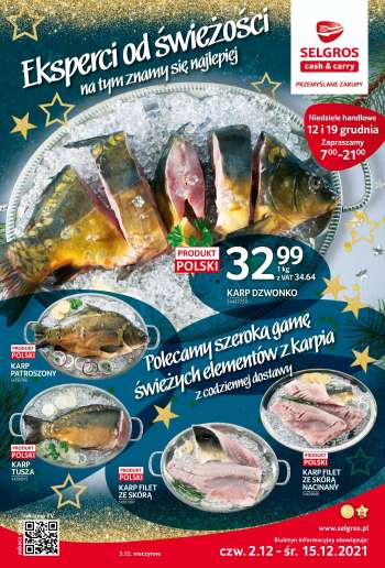Gazetka Selgros - 2.12.2021 - 15.12.2021.