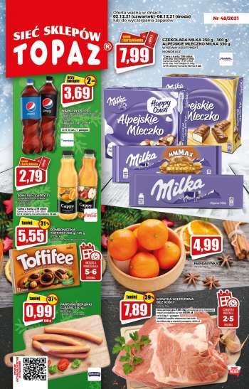 Gazetka Topaz - 2.12.2021 - 8.12.2021.