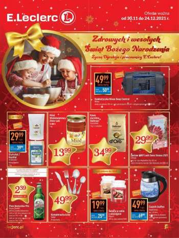 Gazetka E.Leclerc - 30.11.2021 - 24.12.2021.