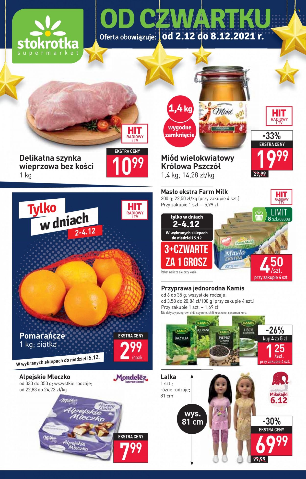 Gazetka Stokrotka Supermarket - 2.12.2021 - 8.12.2021. Strona 1