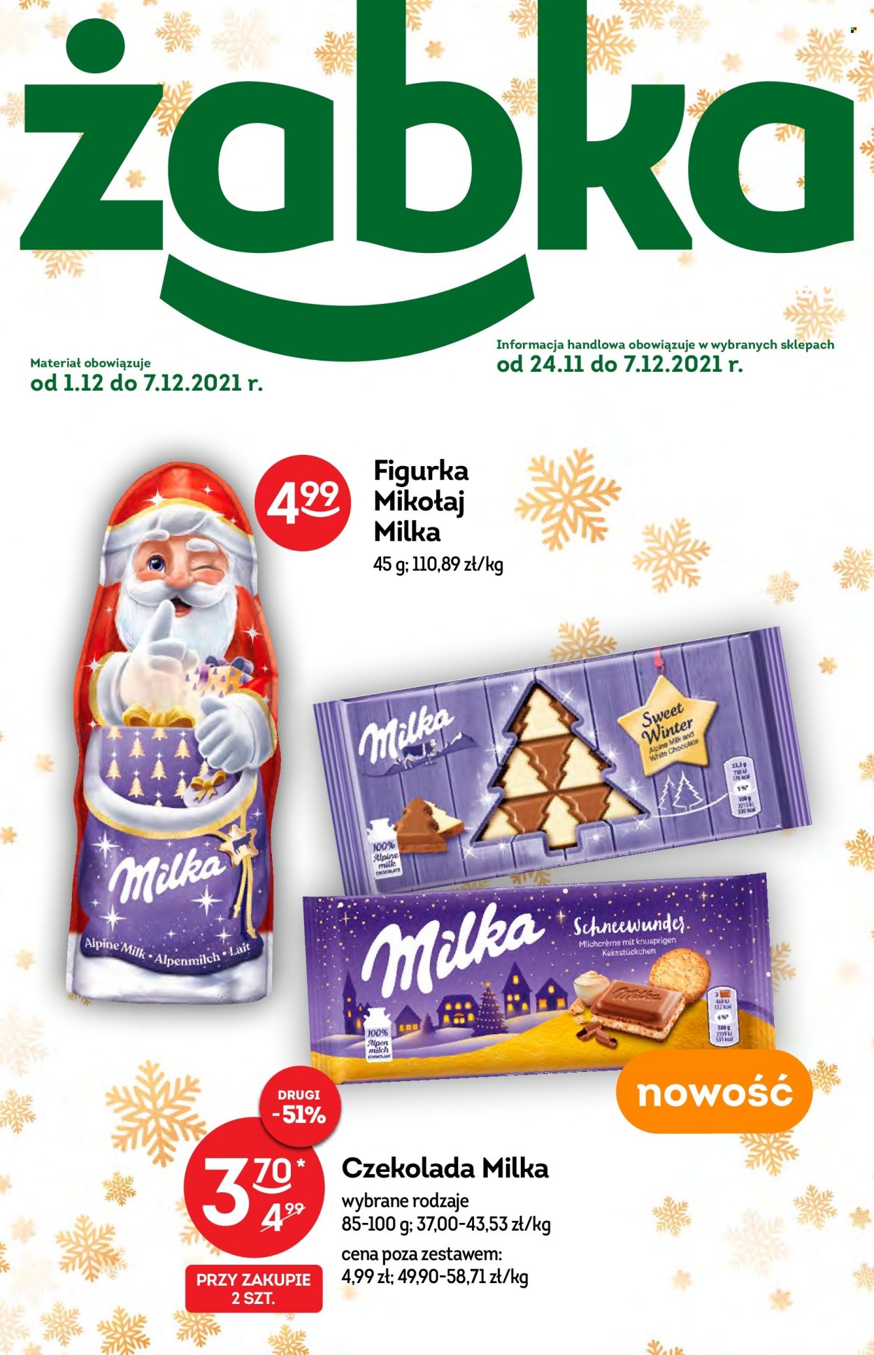 Gazetka Żabka - 24.11.2021 - 7.12.2021. Strona 1