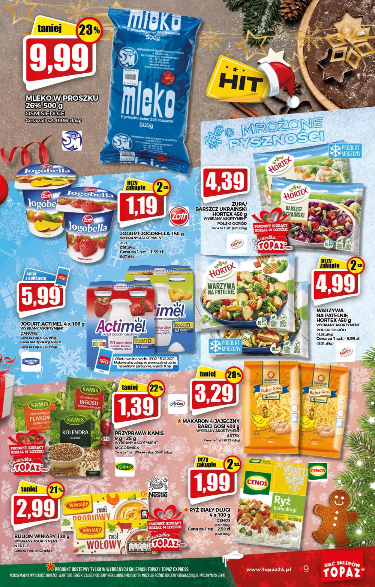 Gazetka Topaz - 9.12.2021 - 15.12.2021. Strona 9