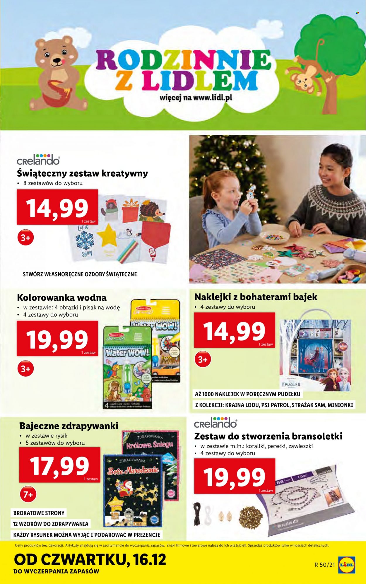 Gazetka Lidl - 13.12.2021 - 19.12.2021 - Produkty w akcji - zestaw kreatywny, naklejki, kolorowanka, zdrapywanka. Strona 25.