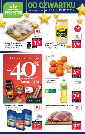 Gazetka Stokrotka Supermarket - 9.12.2021 - 15.12.2021.