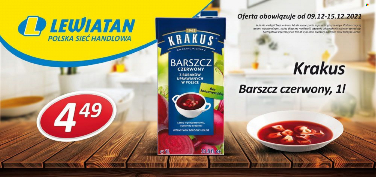 Gazetka Lewiatan - 9.12.2021 - 15.12.2021. Strona 4